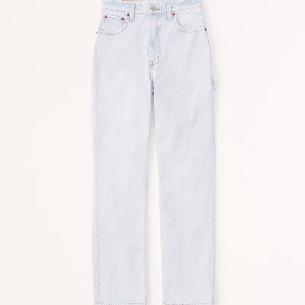 Abercrombie & Fitch Ultra High Rise 90s Straight Carpenter Jean